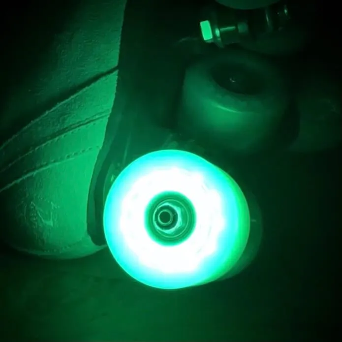 Bont Glow Light Up LED Rollerskate Wheels Pack of 4
