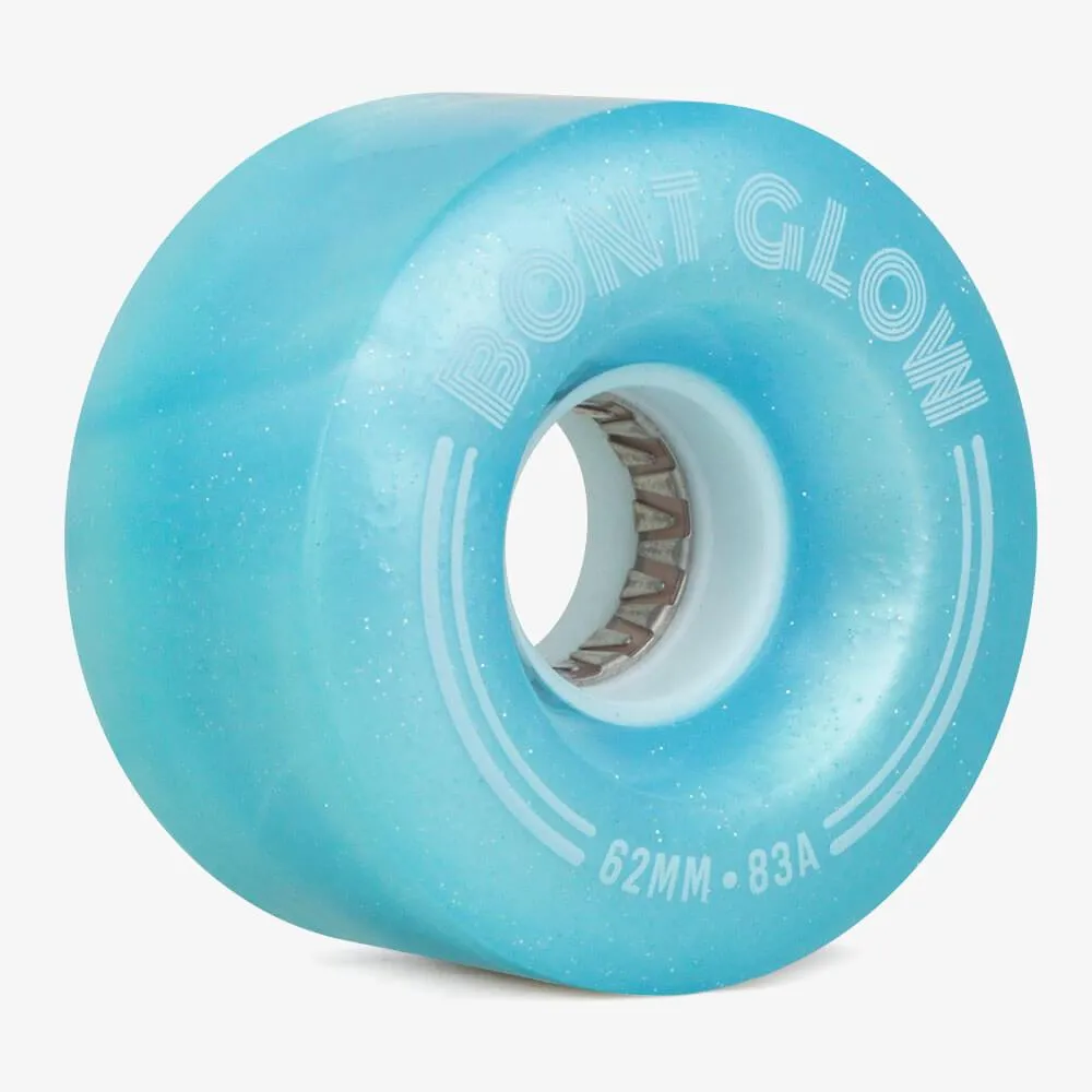 Bont Glow Light Up LED Rollerskate Wheels Pack of 4
