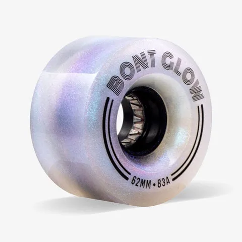 Bont Glow Light Up LED Rollerskate Wheels Pack of 4