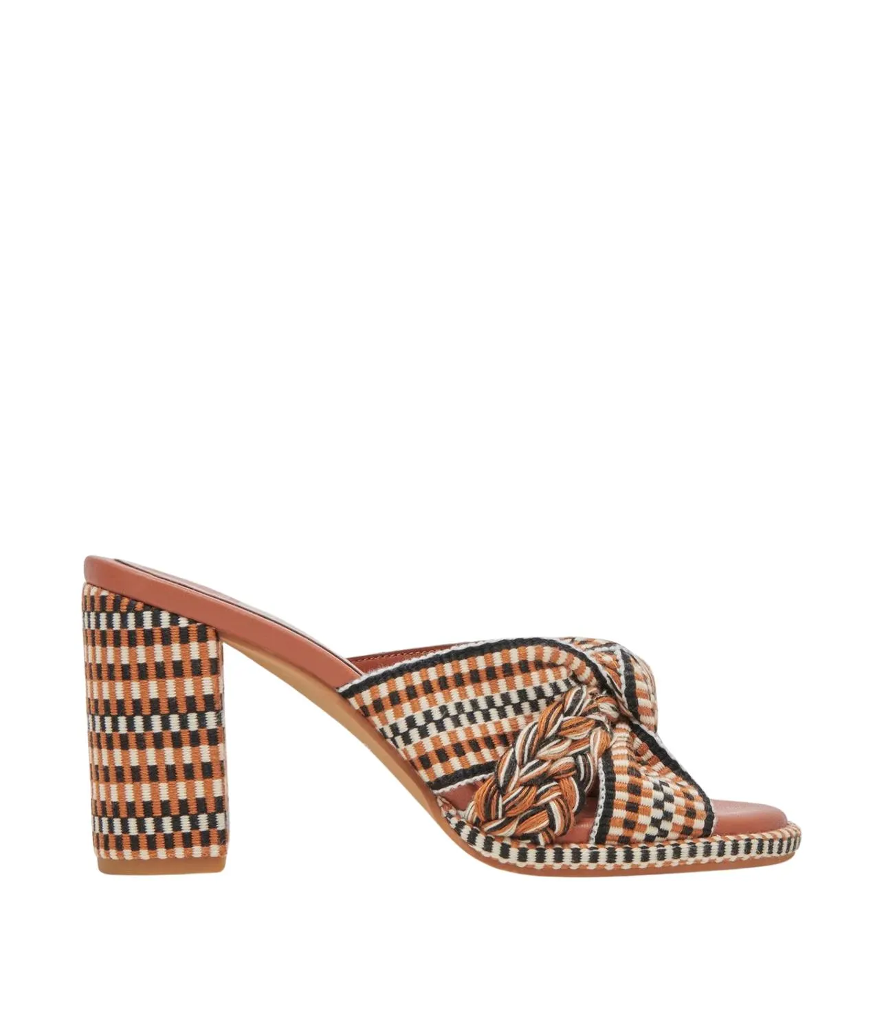 Brilah Woven Heeled Sandals