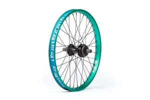 BSD BMX XLT Revolution Freecoaster RHD Rear Wheel - Teal