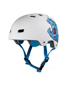 Bullet / Santa Cruz Colab Screaming Hand Graphic Helmet - Matt White