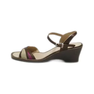 Camper Mid-Heel Sandals Leather Brown Colour For Women