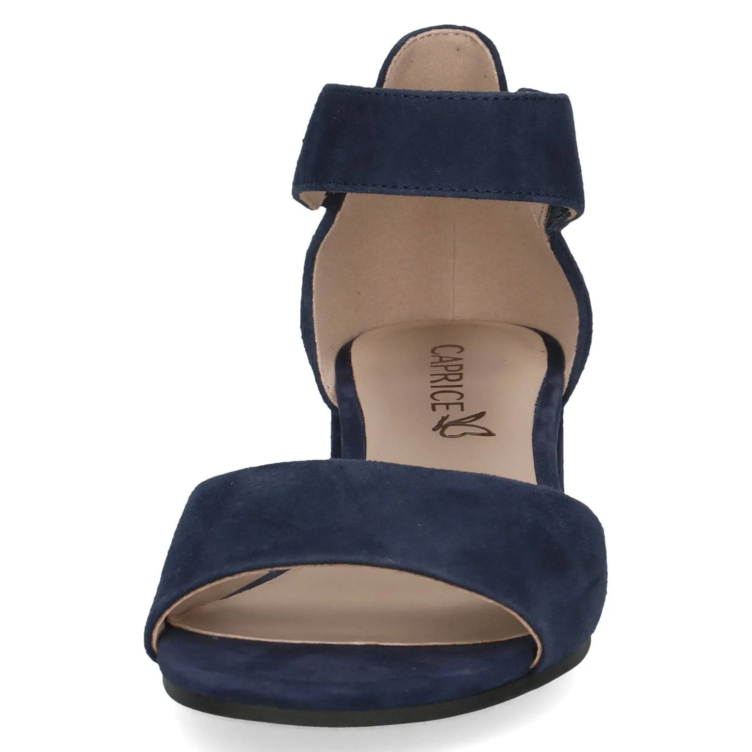Caprice 9-28212-42 857 Ladies Ocean Navy Suede Touch Fastening Sandals