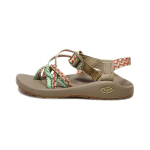 Chaco Flat Sandals Fabric Brown Colour For Women