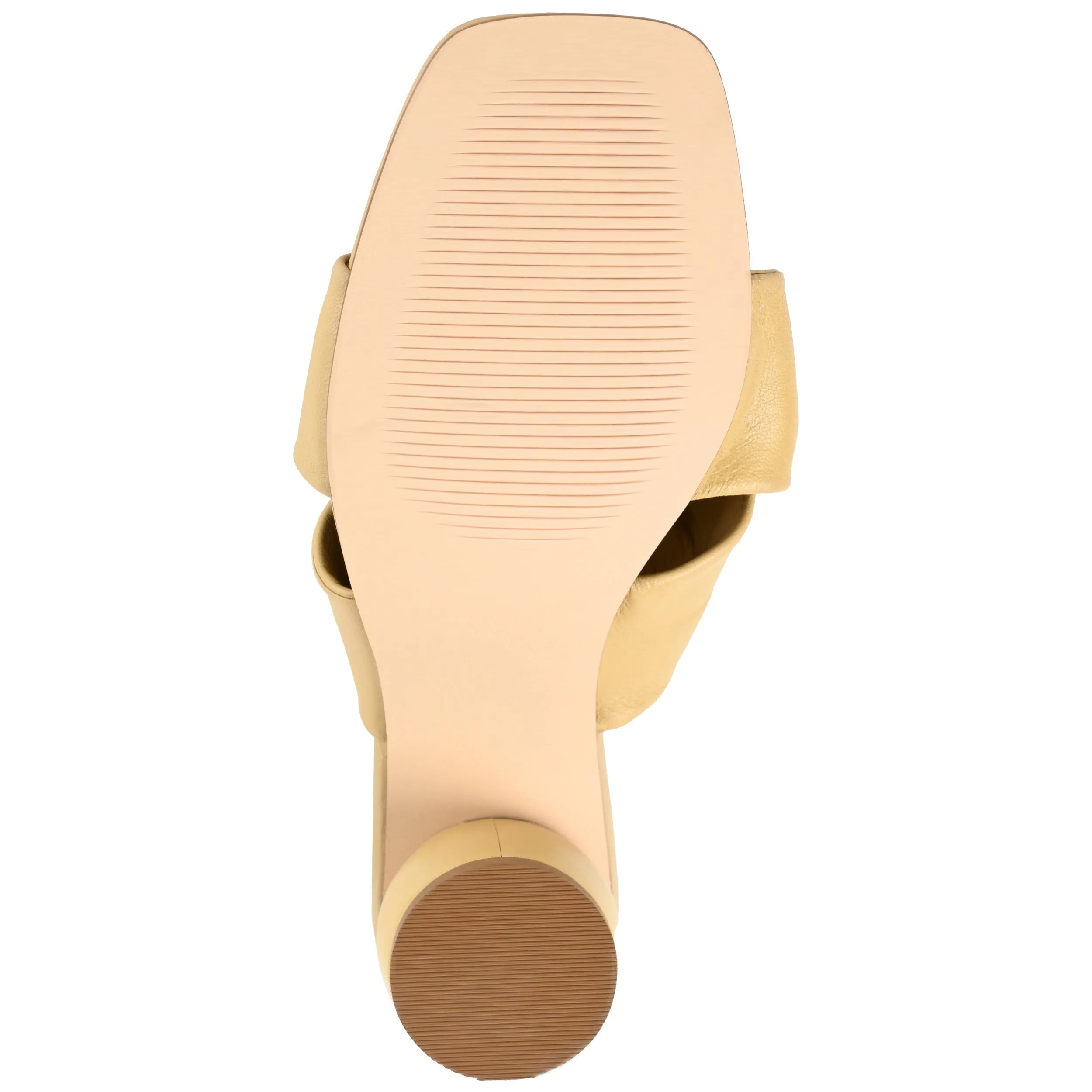 CHARLIZE BLOCK HEEL MULES IN LEATHER