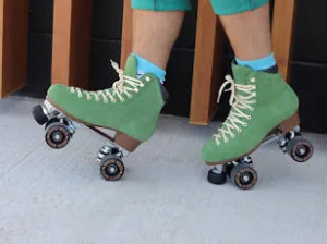 Chuffed Wanderer Roller Skates (Olive Green)