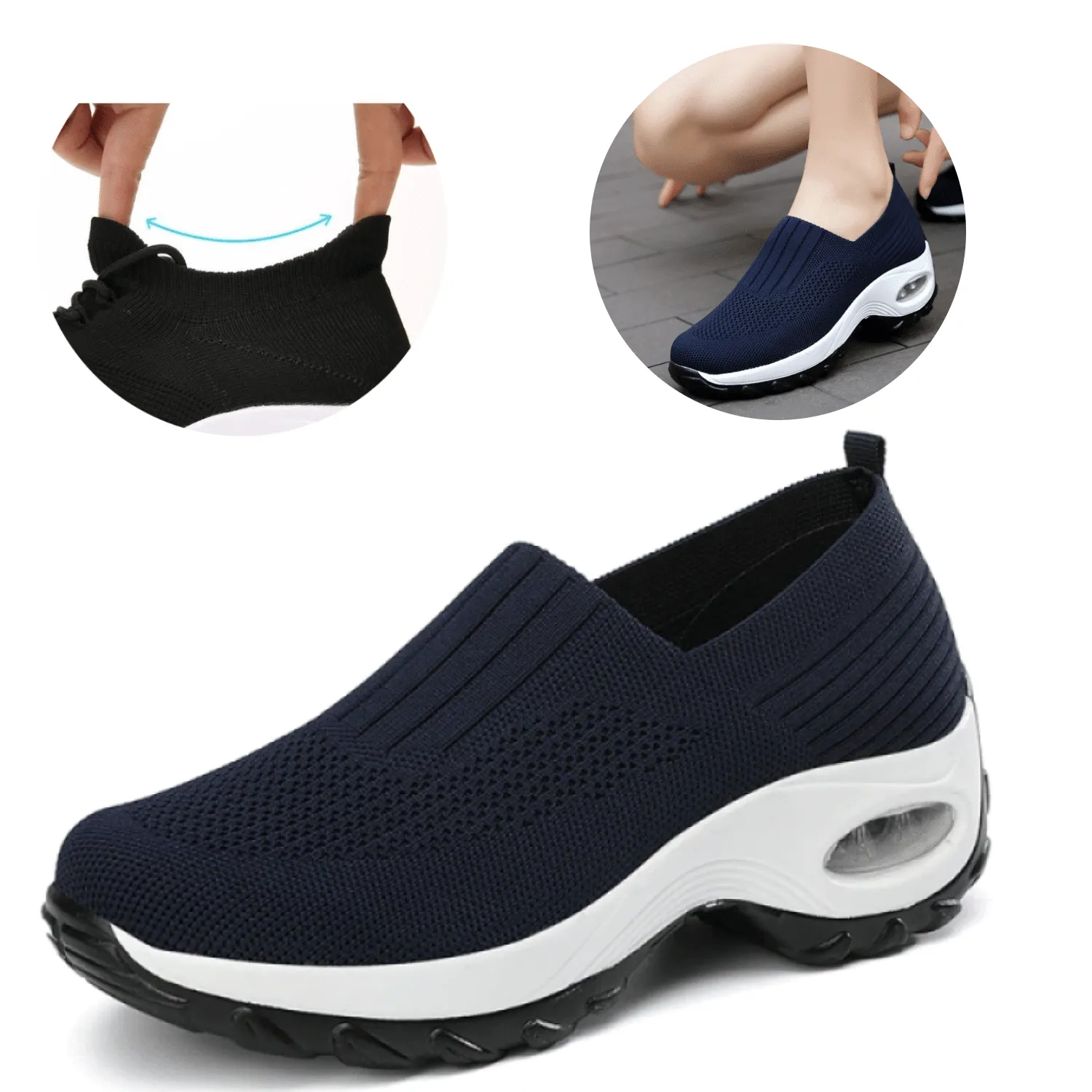 Cilool Slip On Comfortable  Women Shoes