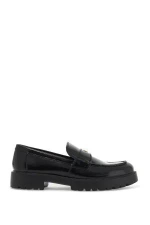 classic leather box moccasins