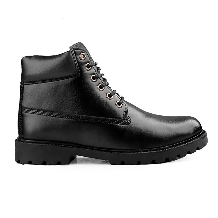 Classy Casual Lace-Up Ankle Boot For Men's-JonasParamount