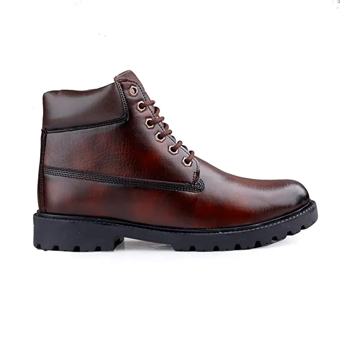 Classy Casual Lace-Up Ankle Boot For Men's-JonasParamount