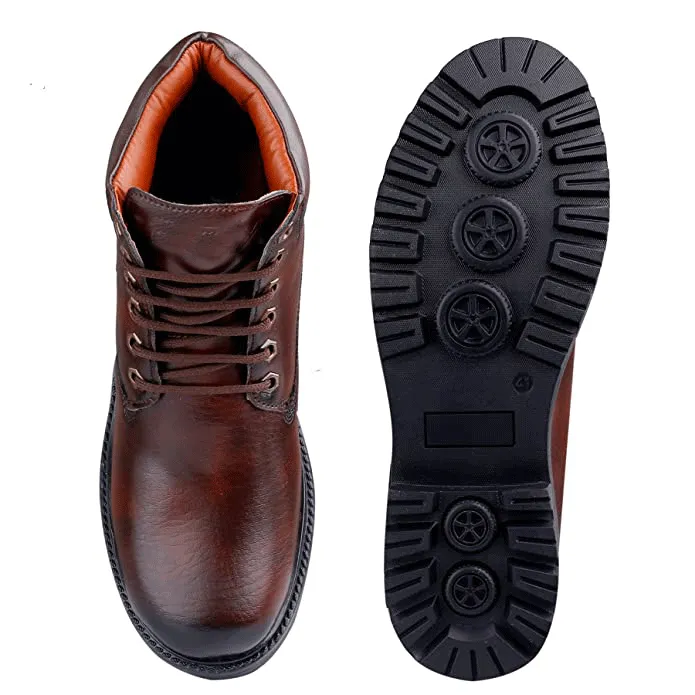 Classy Casual Lace-Up Ankle Boot For Men's-JonasParamount