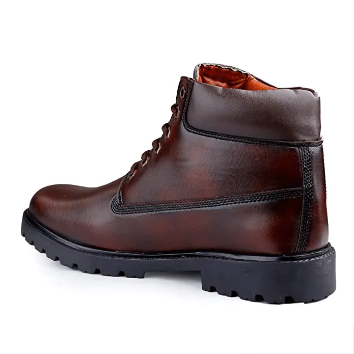 Classy Casual Lace-Up Ankle Boot For Men's-JonasParamount