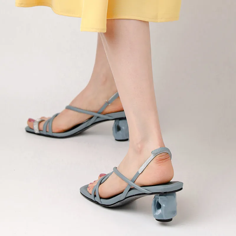 Cordelia Flip Flop Strappy Heeled Sandals