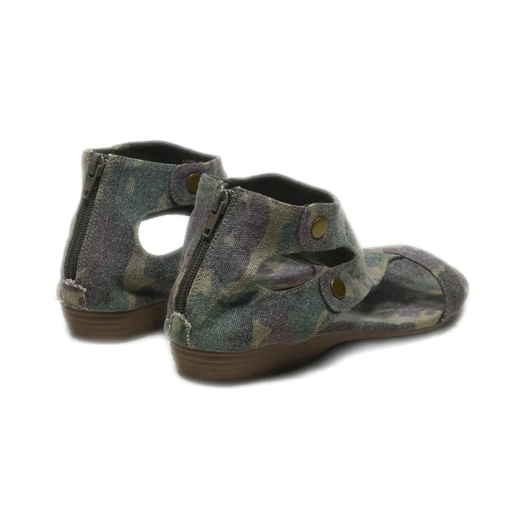 Corkys Flat Sandals Fabric Grey Colour For Women