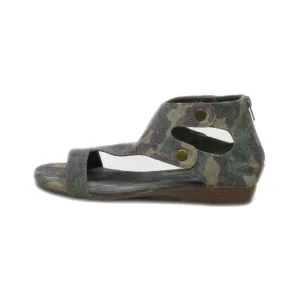 Corkys Flat Sandals Fabric Grey Colour For Women