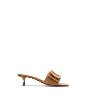 Covered Buckle Mules