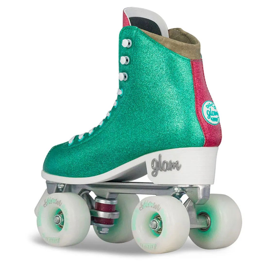 Crazy Disco Glam Teal/Pink - Adult