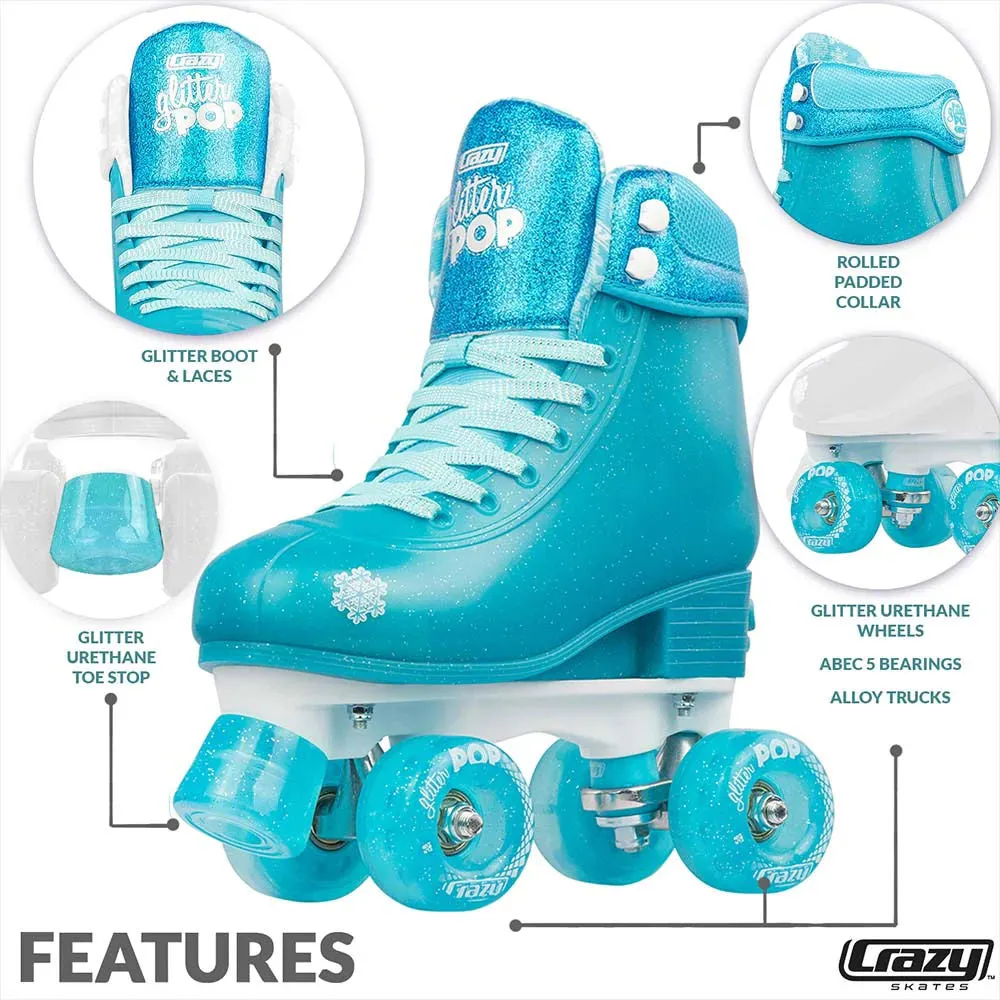Crazy Glitter POP Adjustable Roller Skate