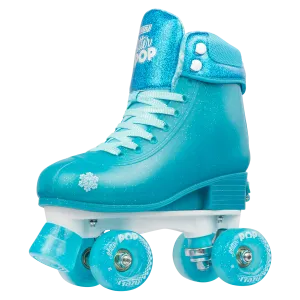 Crazy Glitter Pop Roller Skates Teal