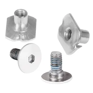 Cuff Screw   Anti Rivet fitting Next White