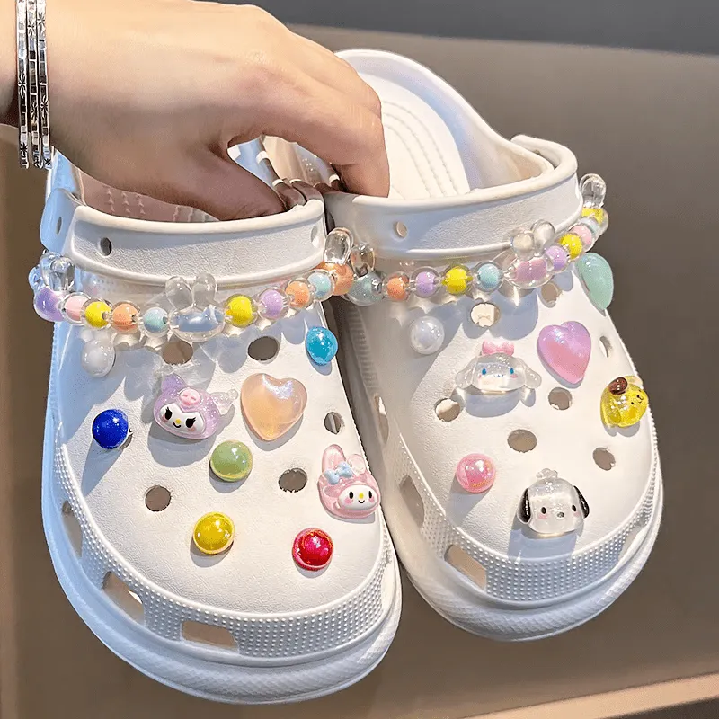 Cute Crocs Sandals Shoe Decoration W455