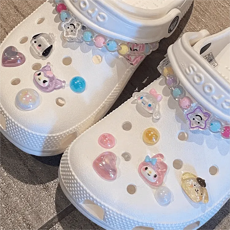 Cute Crocs Sandals Shoe Decoration W455