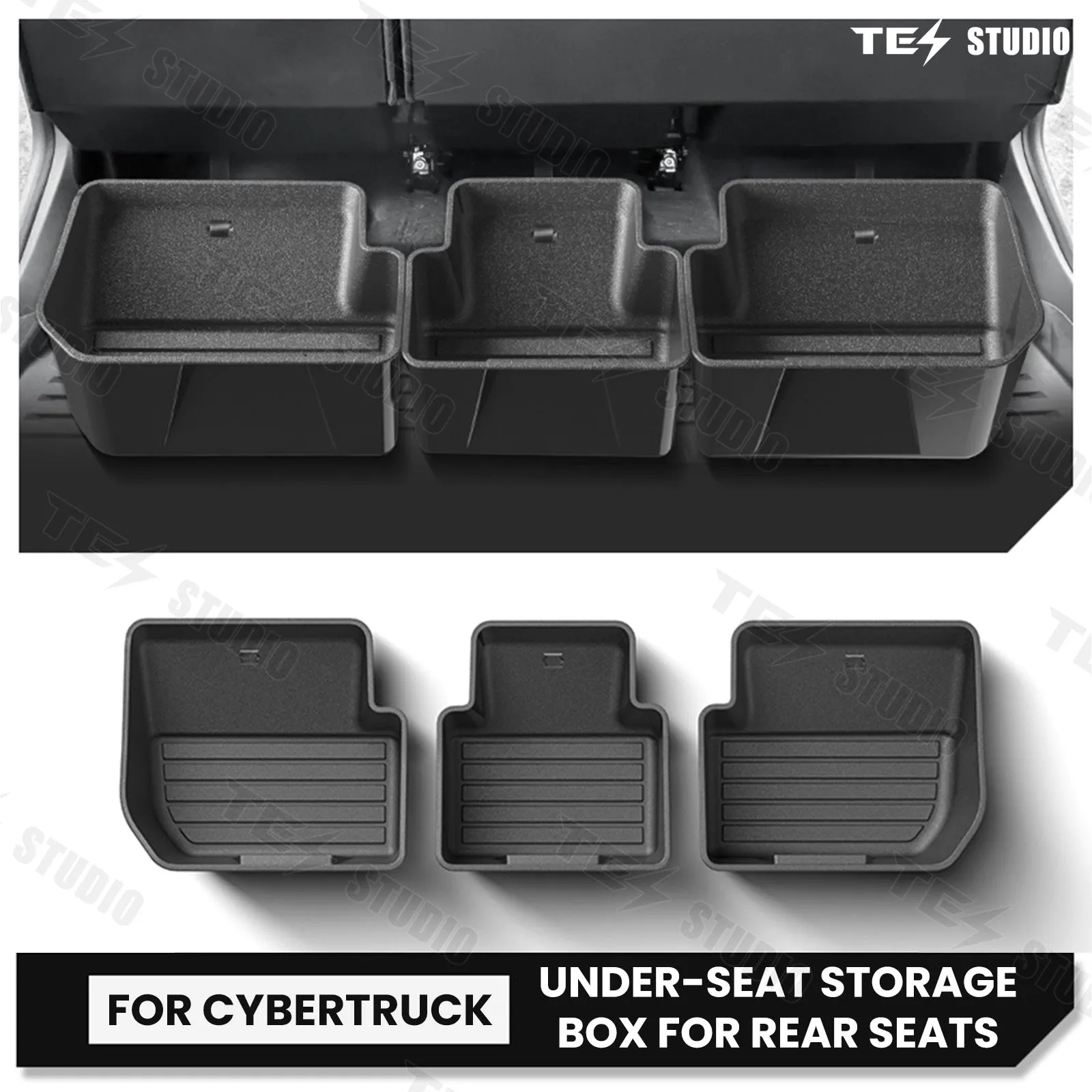 Cybertruck Under Seat Storage Box Upgraded Tesstudio®-Type B
