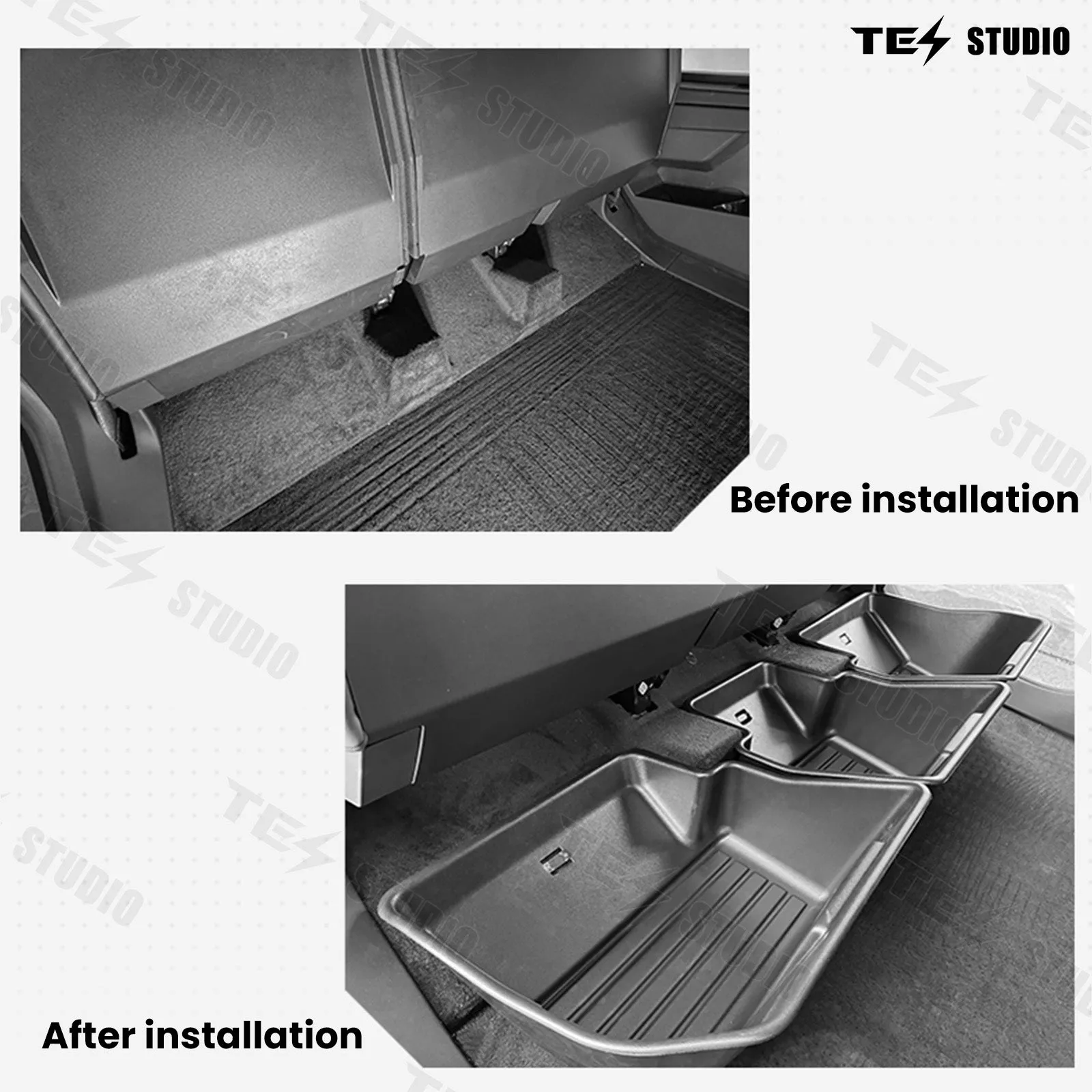 Cybertruck Under Seat Storage Box Upgraded Tesstudio®-Type B