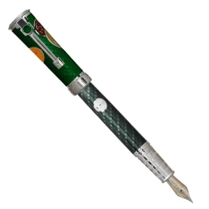 David Oscarson Take it to the limit Black British Racing Green / Carbon Black Fountain Pen