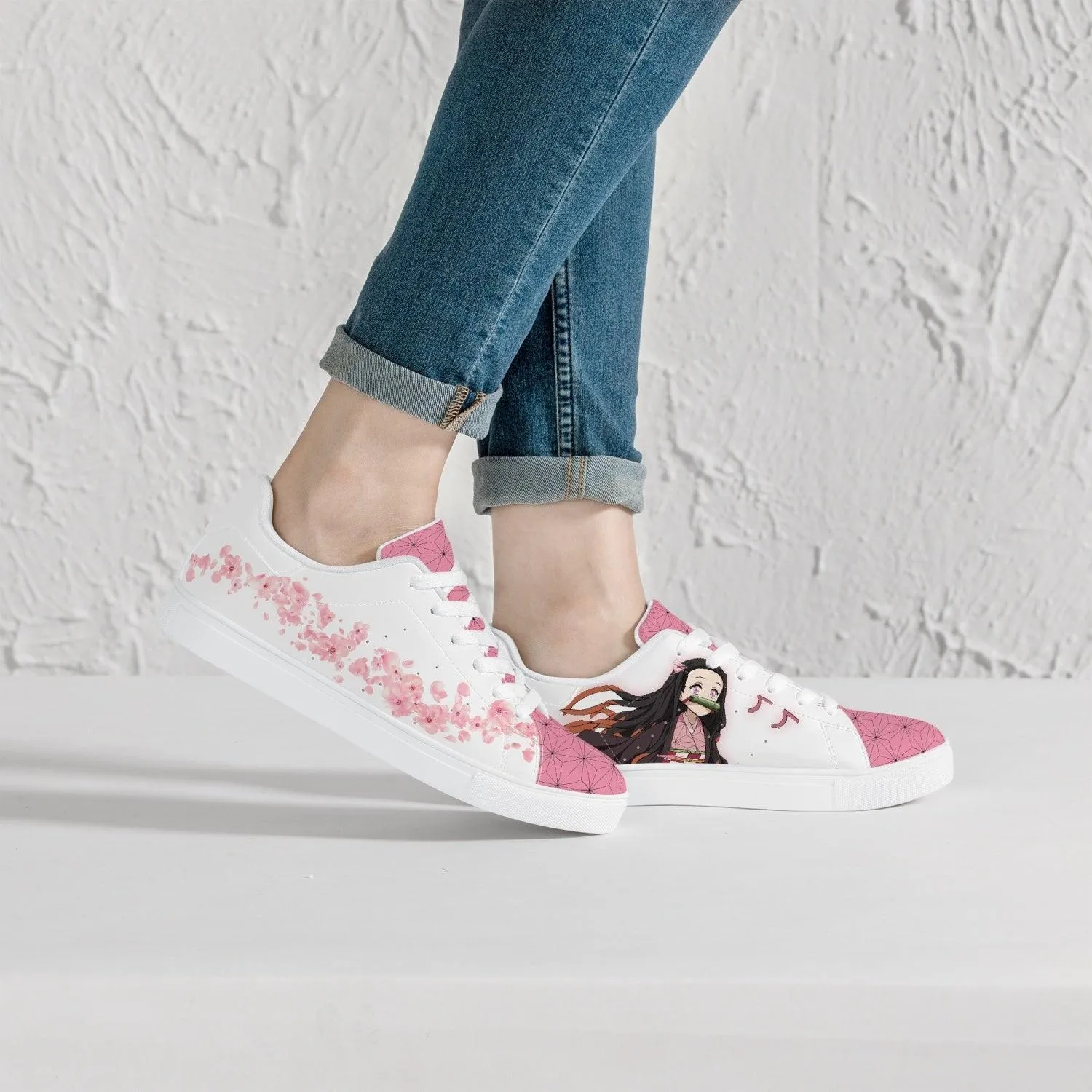 Demon Slayer Nezuko Kamado Skate Anime Shoes