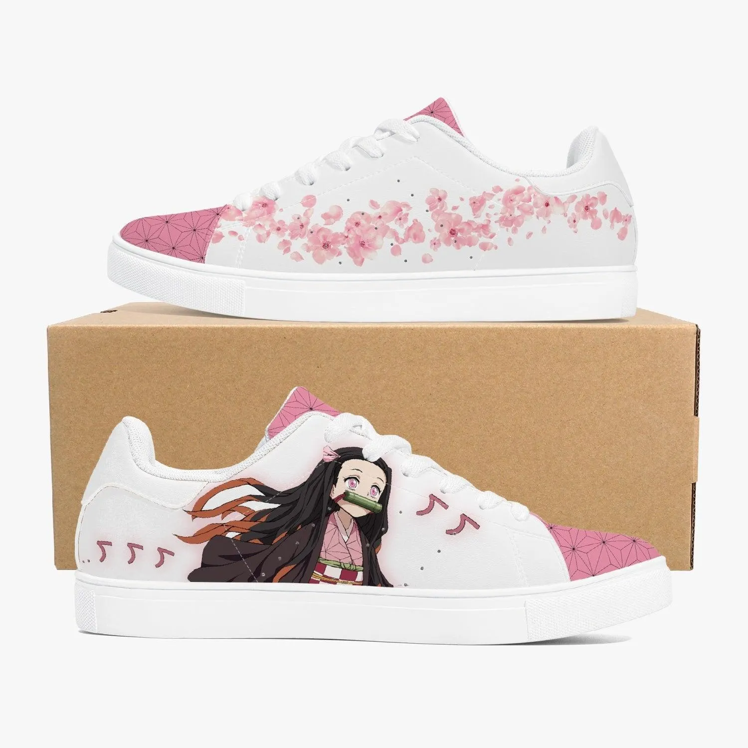 Demon Slayer Nezuko Kamado Skate Anime Shoes