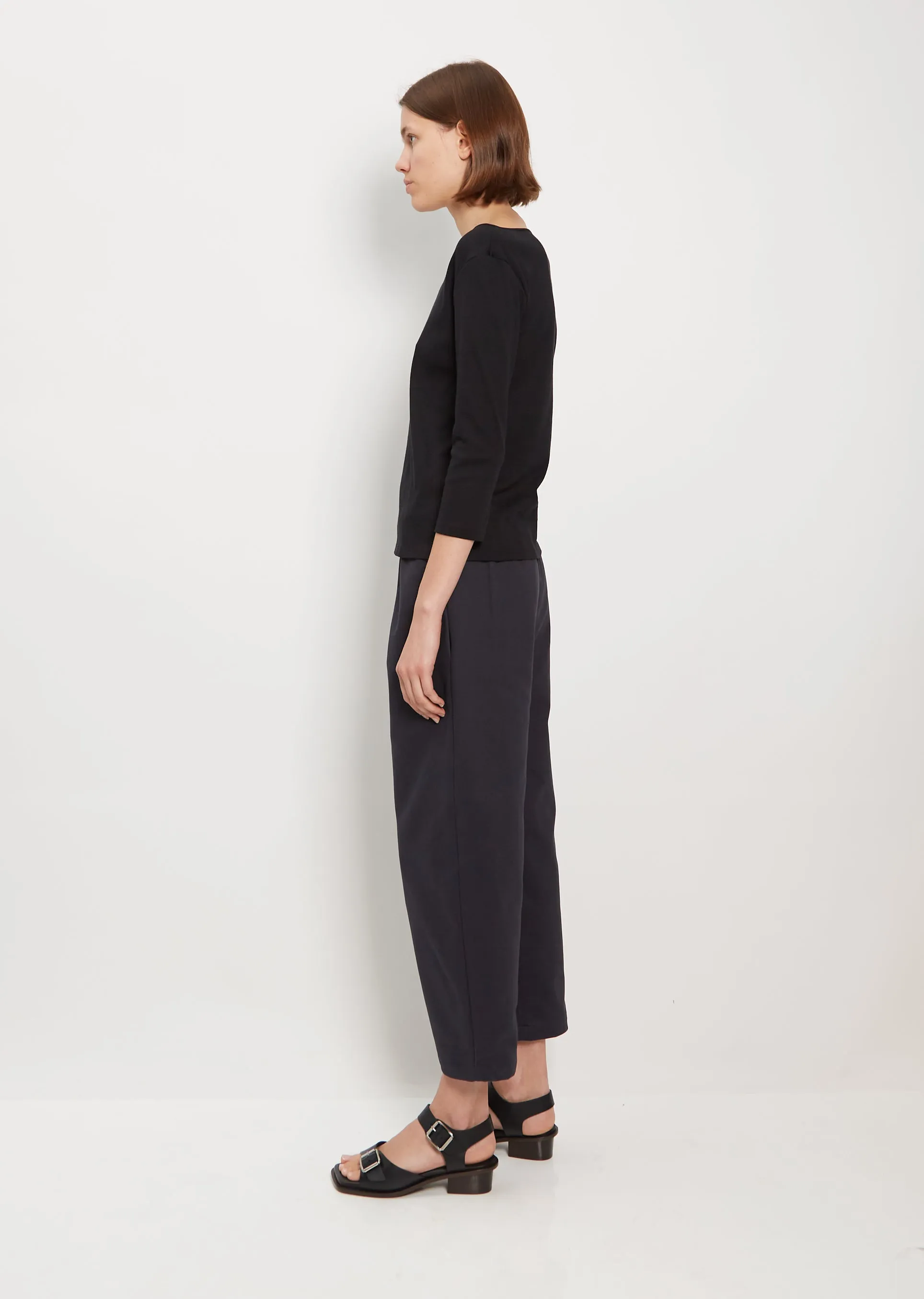 Didion Rib Tee — Black