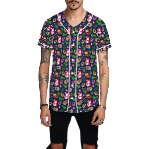 Disney Lilo And Stitch Hawaiian Roller Coaster Baseball Jersey