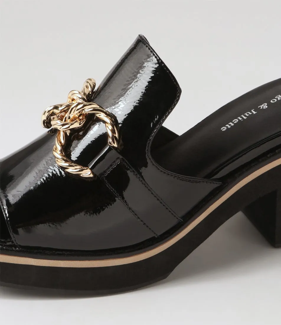 DJANGO & JULIETTE JAMMS BLACK PATENT
