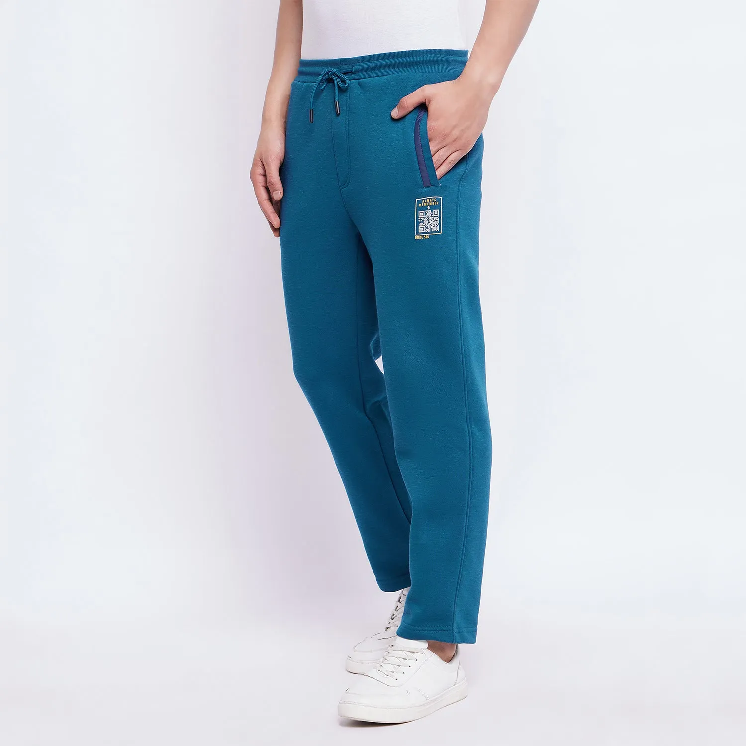 Duke Stardust Men Solid Track Pant (LF5685)