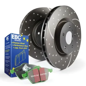 EBC Brakes S10KF1535 S10 Kits Greenstuff 2000 and GD Rotors