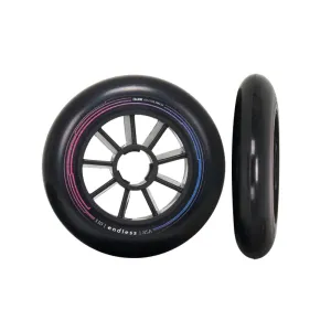 Endless 110mm Wheels 6pk - Black