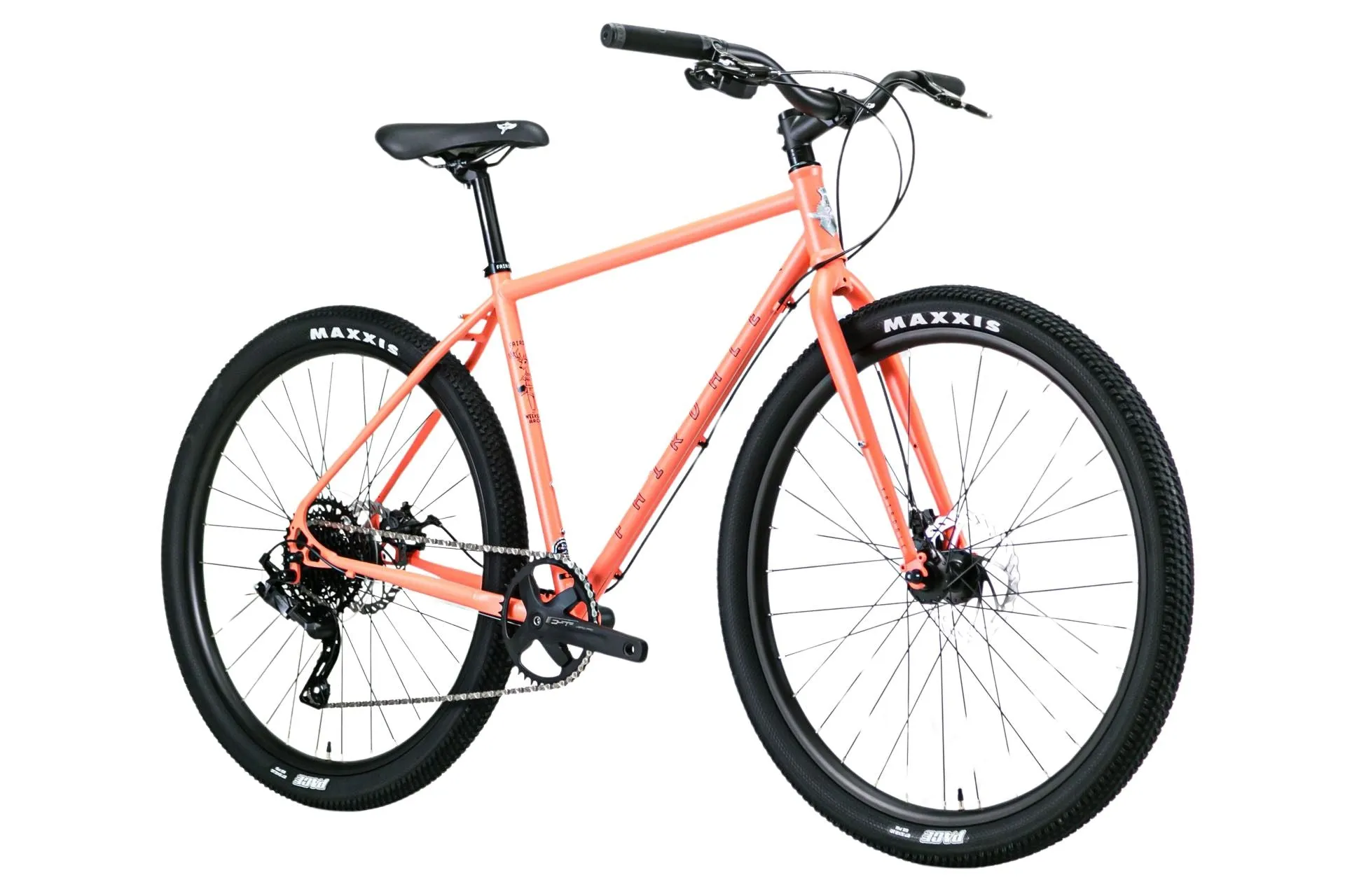 Fairdale Weekender Archer 27.5″ Complete Cruiser Bike - Matte Coral Red