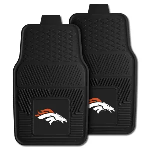 Fanmats Denver Broncos 2pc Vinyl Car Mat Set