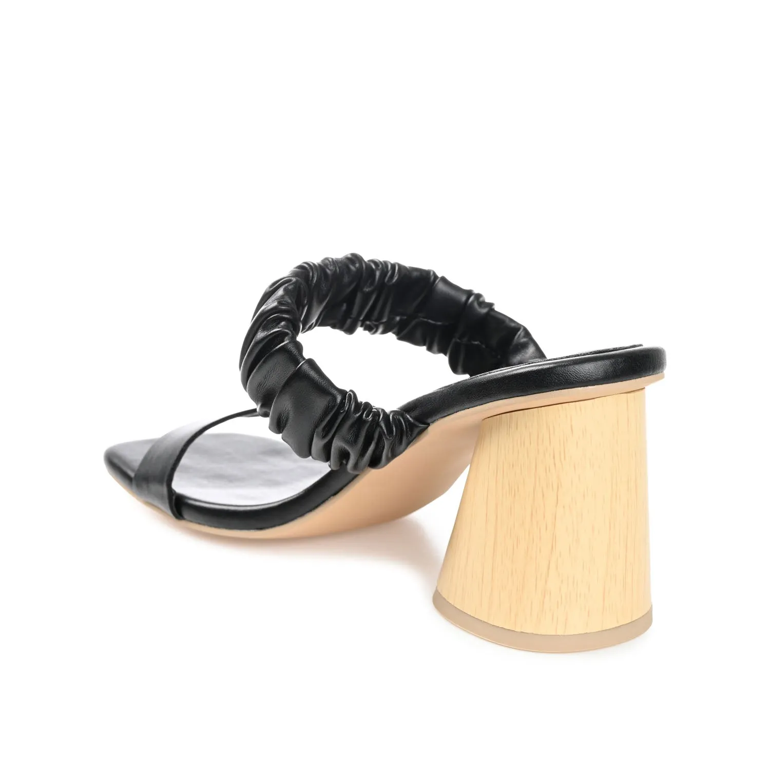 FAYTH HEELED SANDALS IN FAUX LEATHER