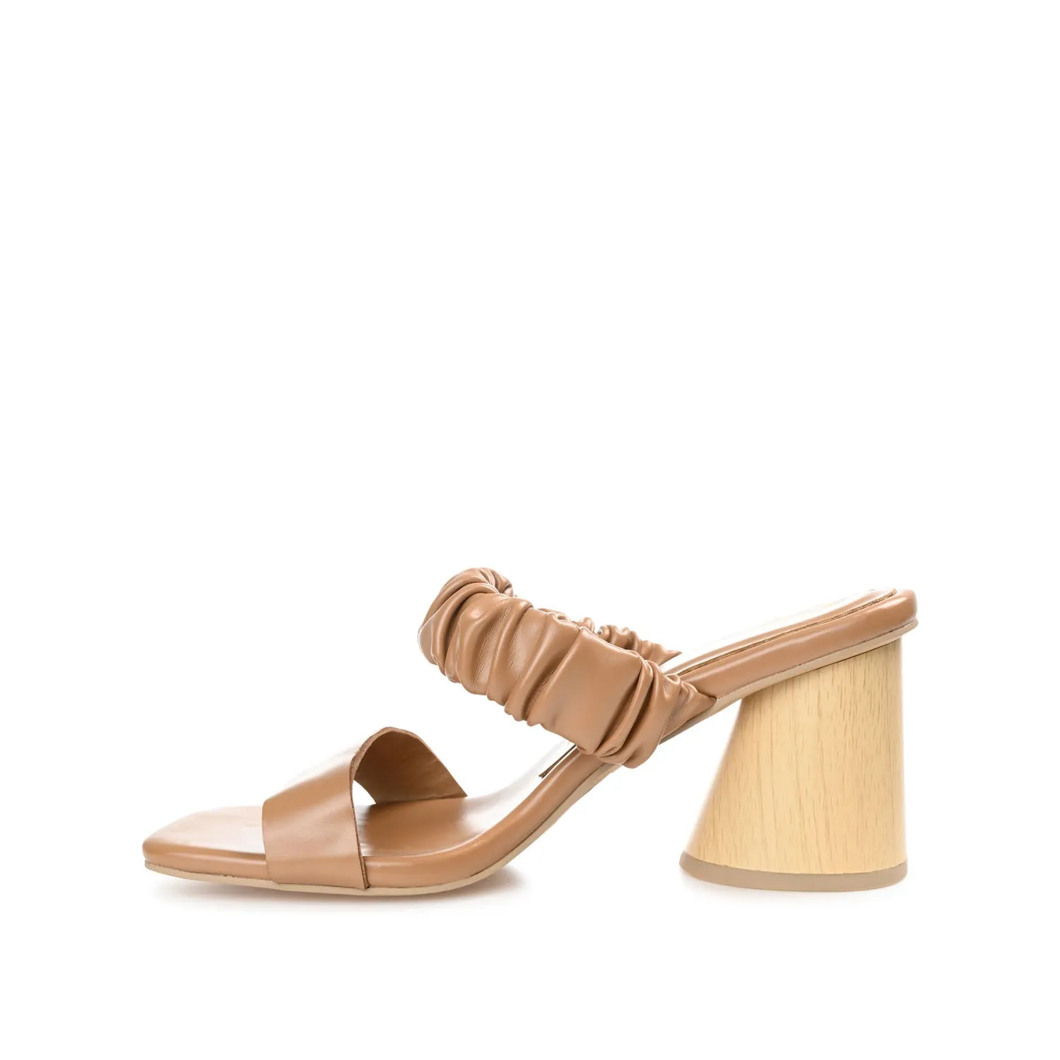FAYTH HEELED SANDALS IN FAUX LEATHER
