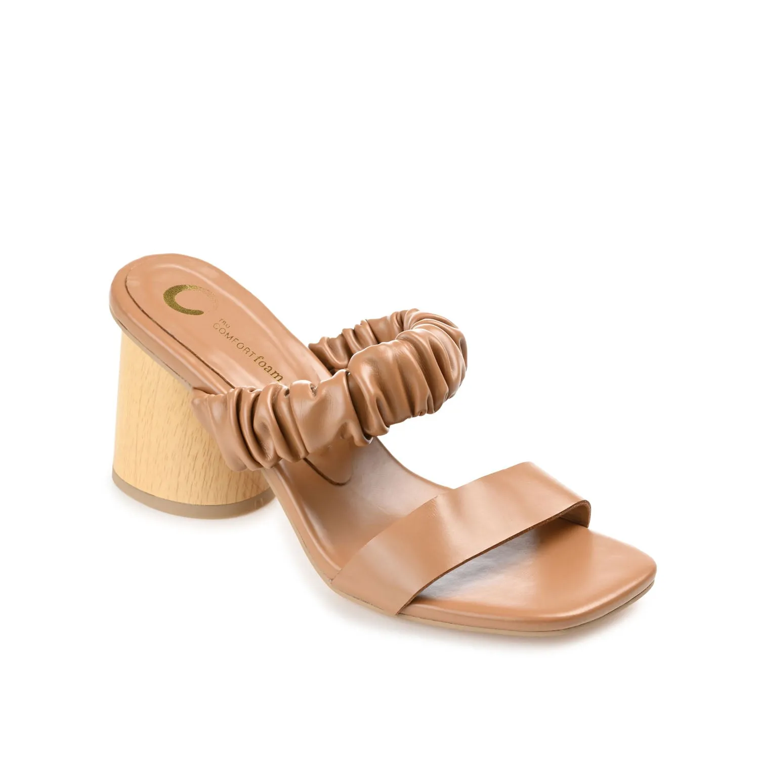 FAYTH HEELED SANDALS IN FAUX LEATHER