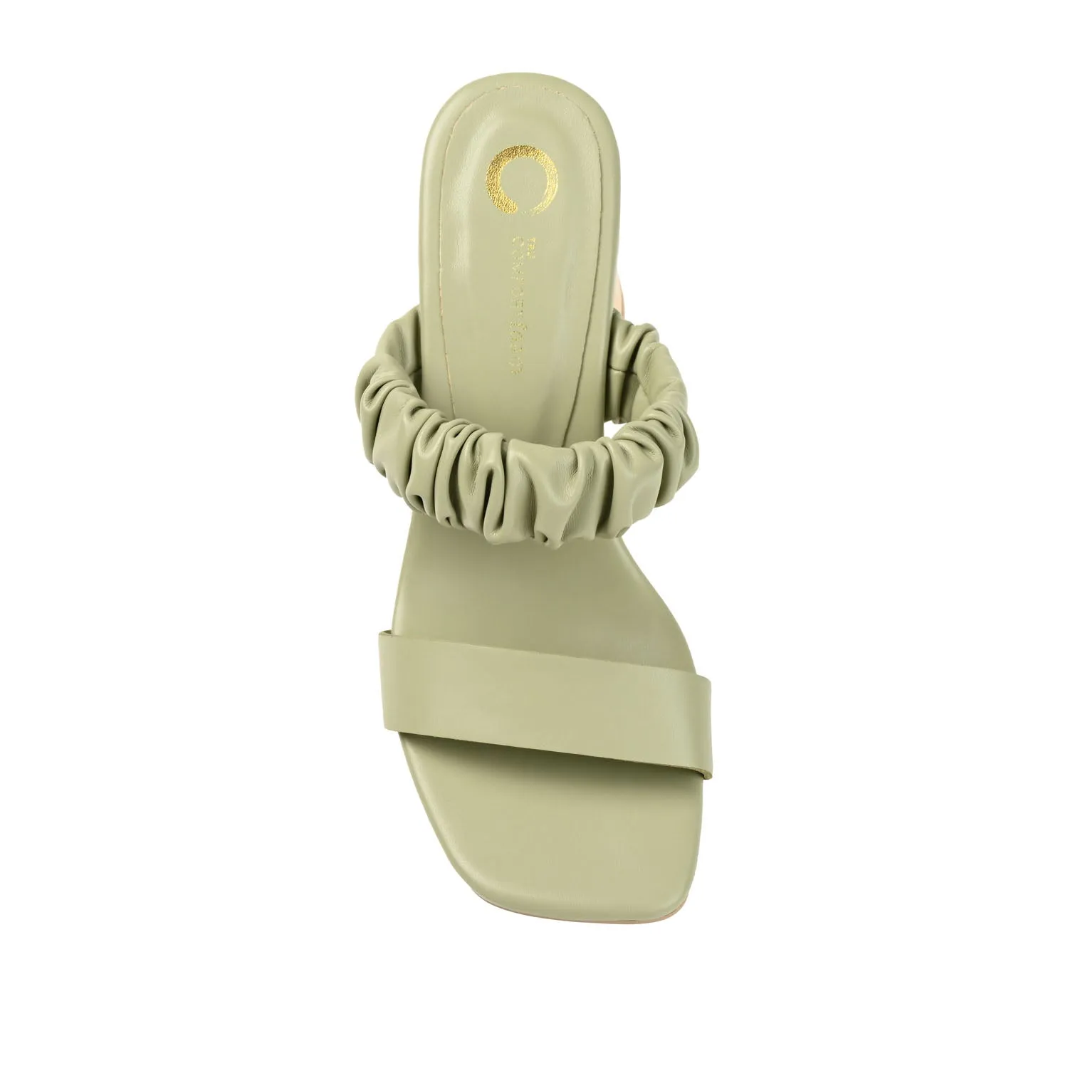 FAYTH HEELED SANDALS IN FAUX LEATHER