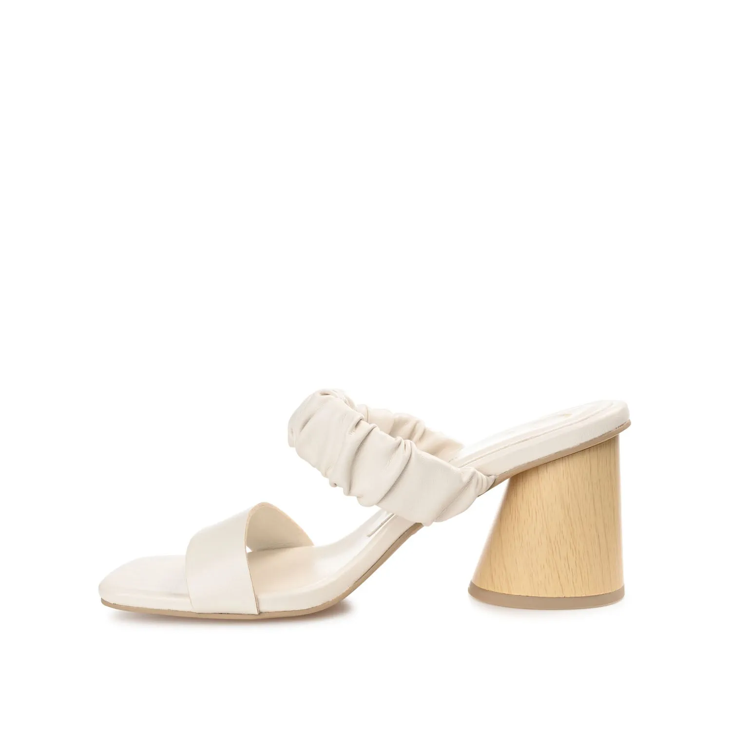 FAYTH HEELED SANDALS IN FAUX LEATHER