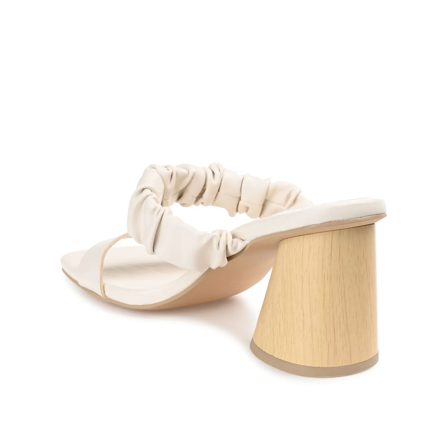 FAYTH HEELED SANDALS IN FAUX LEATHER