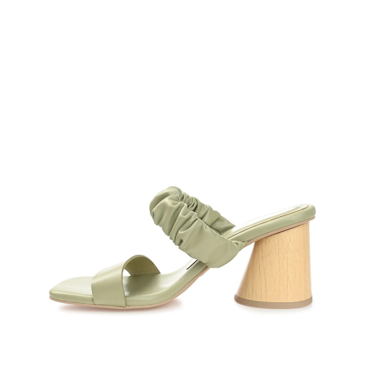 FAYTH HEELED SANDALS IN FAUX LEATHER