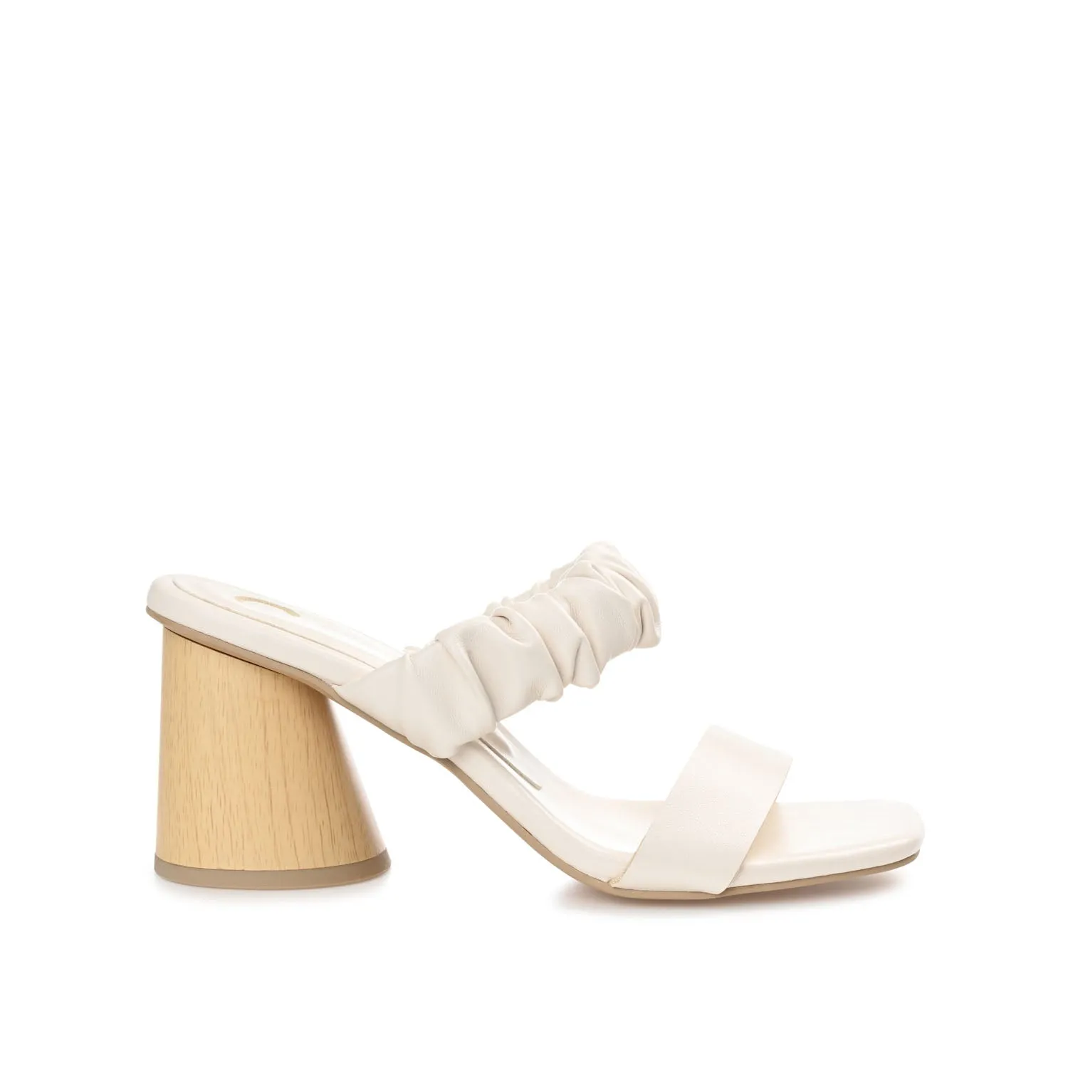 FAYTH HEELED SANDALS IN FAUX LEATHER