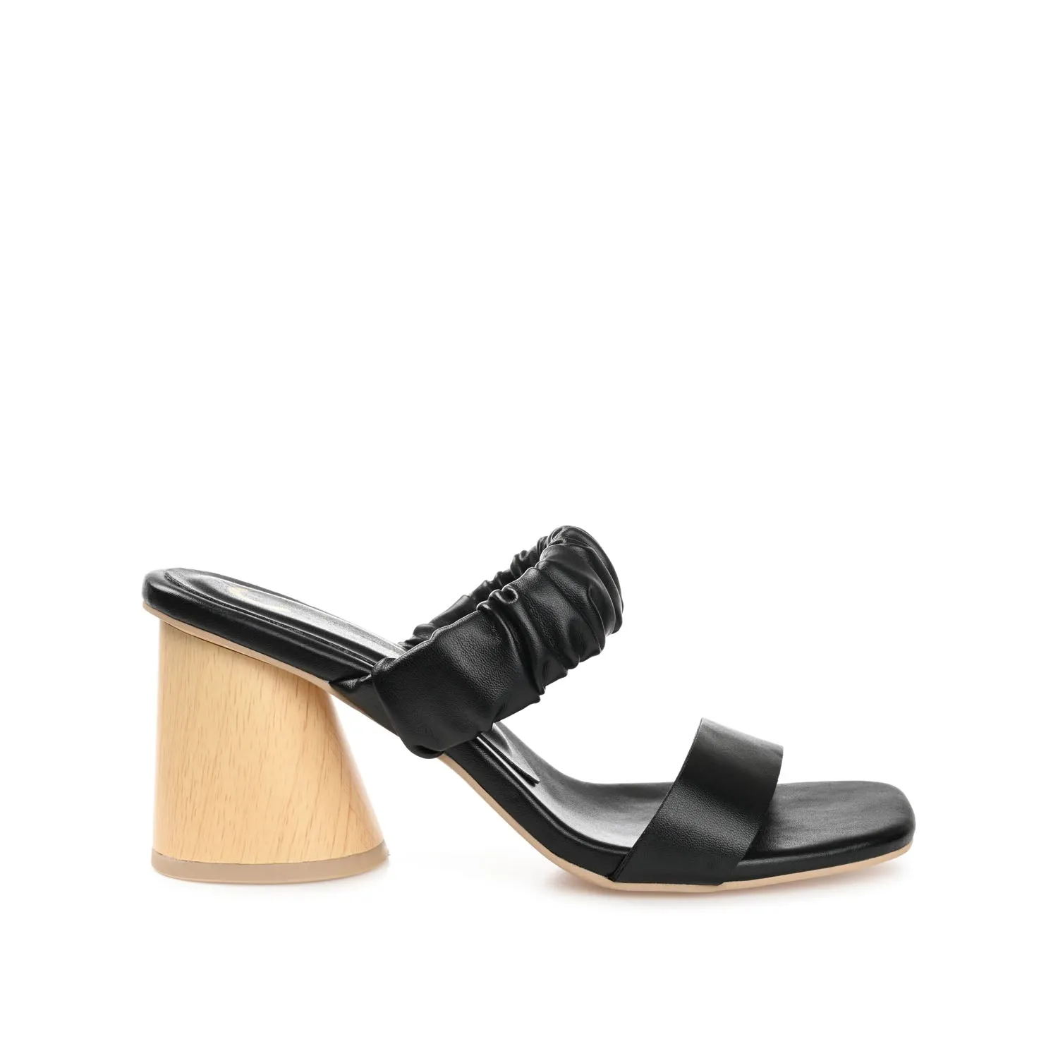 FAYTH HEELED SANDALS IN FAUX LEATHER
