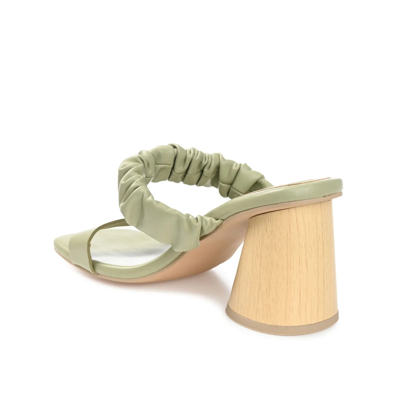 FAYTH HEELED SANDALS IN FAUX LEATHER